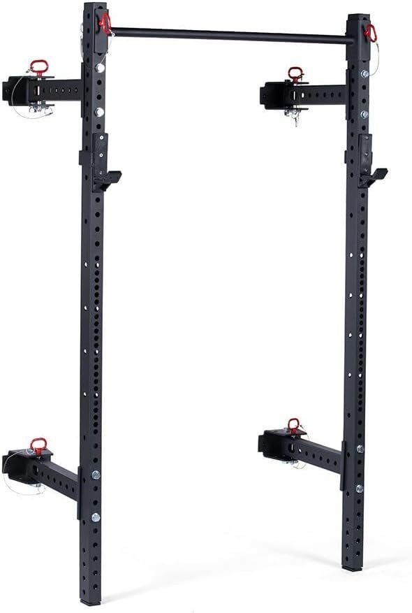 Titan Fitness T-3 Wall-Mounted Folding Power Rack