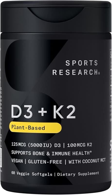 Sports Research Vitamin D3 + K2